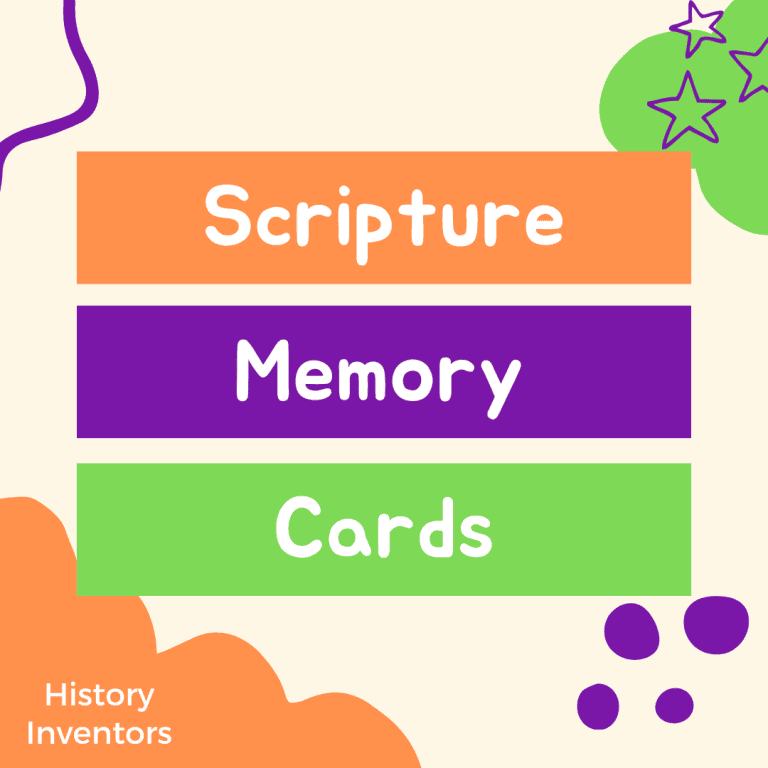 Scripture Memory Cards History: Inventors - Rabbit Trails Homeschool
