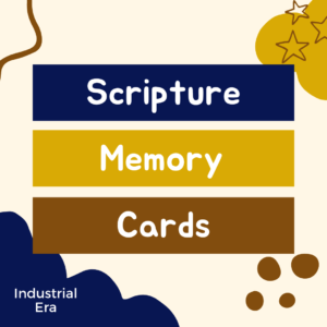 Scripture Memory Cards History: Industrial Era