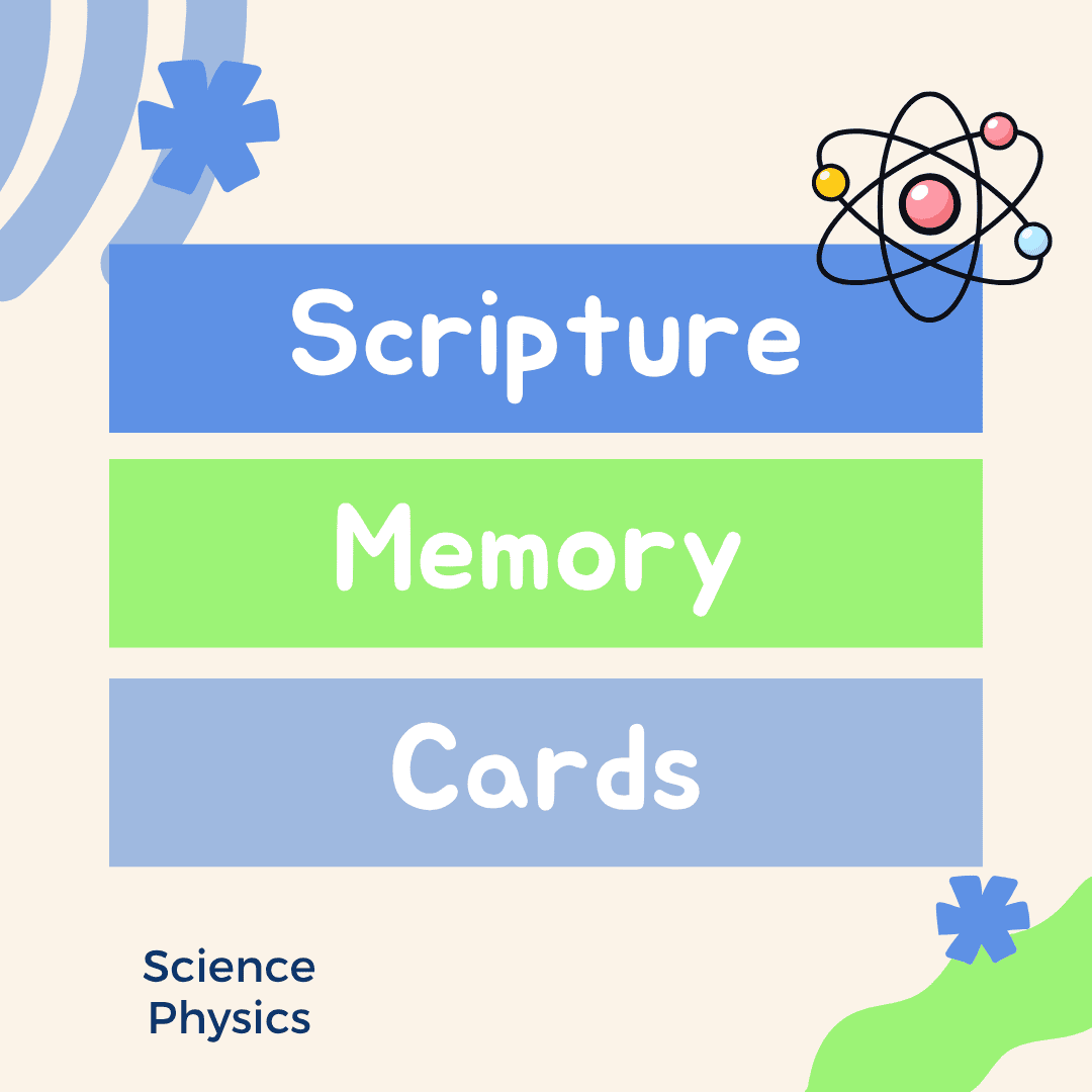 Physics Scripture Cards cover